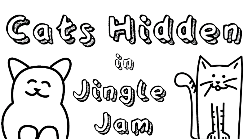 Cats Hidden In Jingle Jam